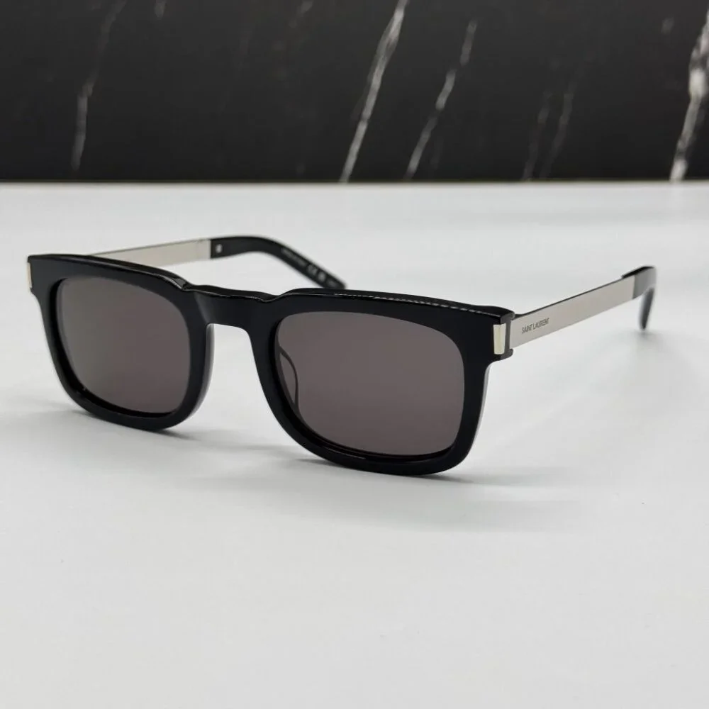 NEW SAINT LAURENT SL581 001 MEN BLACK SUNGLASSES SAINT LAURENT SL 581 001